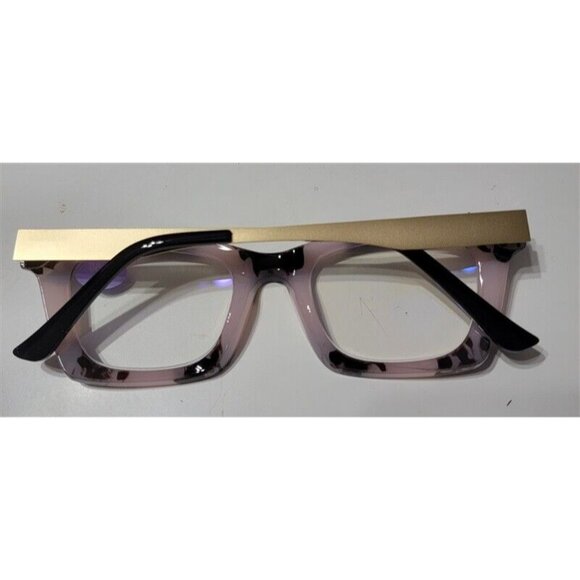 EyeKepper Pink Leopard Nerd 1.5 Cat Eye Thick Reading Nerd Glasses 113236 - Picture 2 of 3
